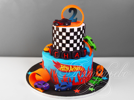 Детский торт Hot Wheels