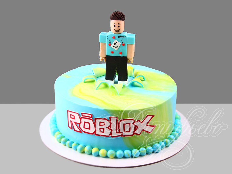 Торт Roblox на 9 лет 13034322