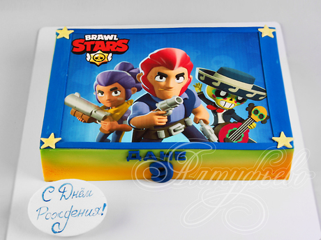 Торт Brawl stars для мальчика
