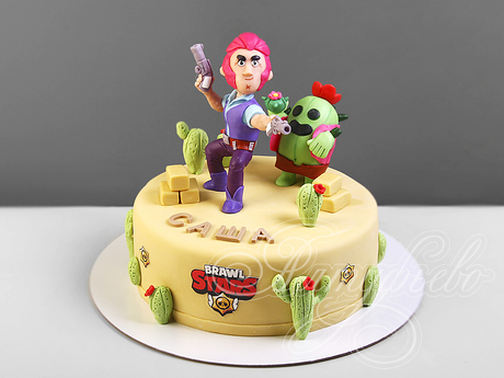 Торт Brawl stars на 7 лет