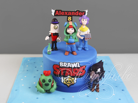 Торт Brawl Stars подростку