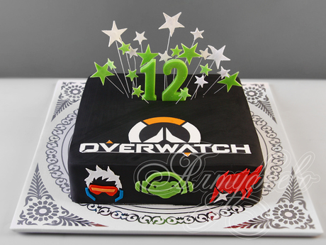 Торт Overwatch на 12 лет