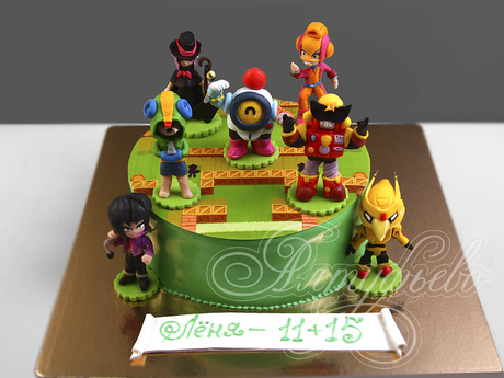 Торт Brawl stars на 11 лет
