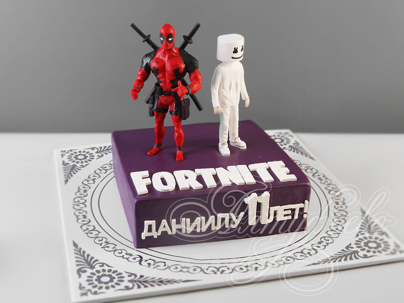 Торт Fortnite на 11 лет