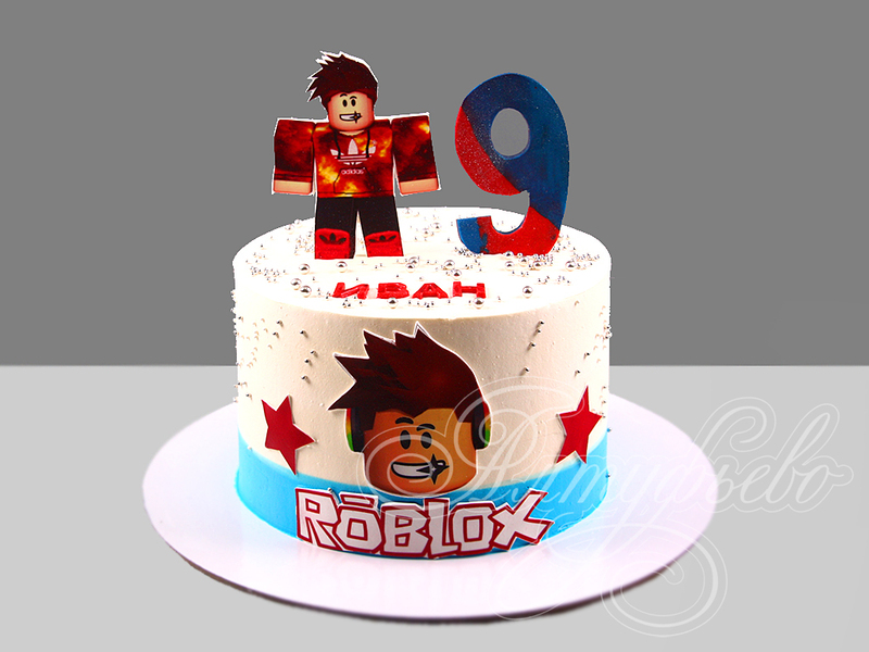 Торт Roblox на 9 лет 25032722