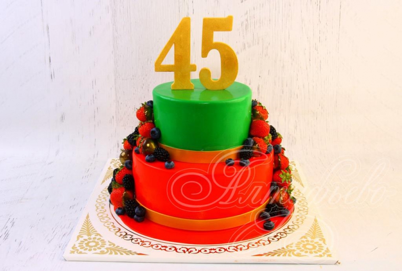 Торт на 45 лет