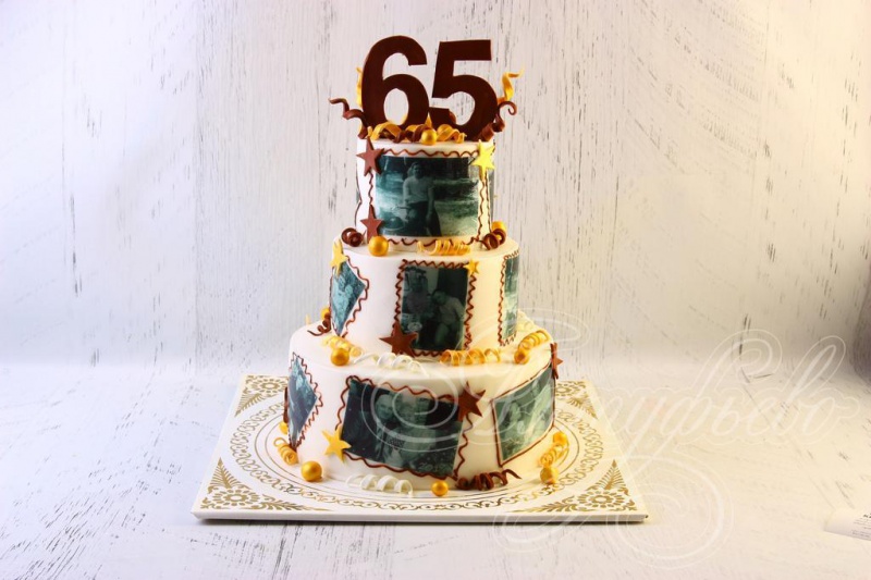 Торт на 65 лет