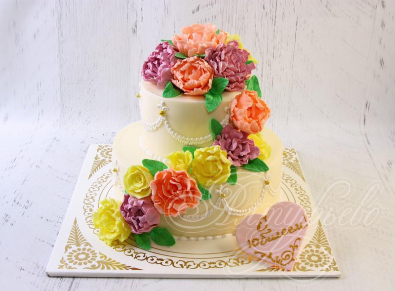 Торт Цветы и букеты 15043717