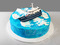 Торт "Корабль на волнах океана"