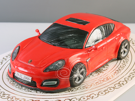 Торт Красный Порше Панамера