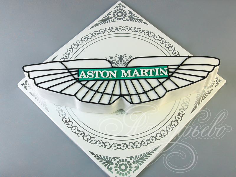 Торт логотип Aston Martin