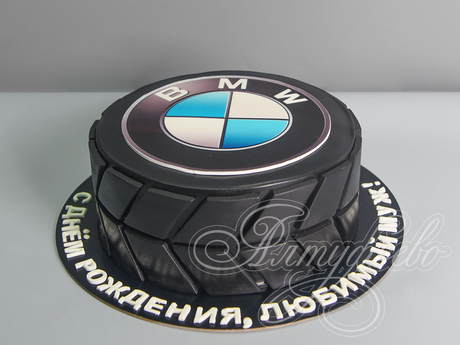 Торт Колесо машины BMW