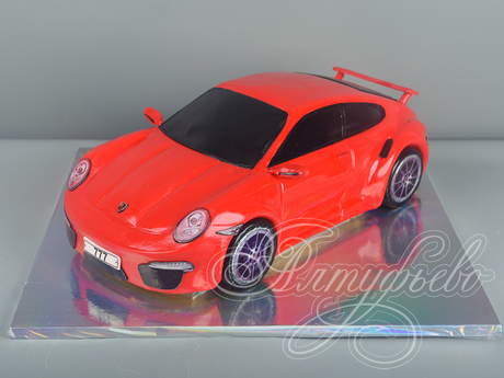 Торт Красный Porsche 911