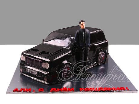 Торт черный Jeep Grand Cherokee