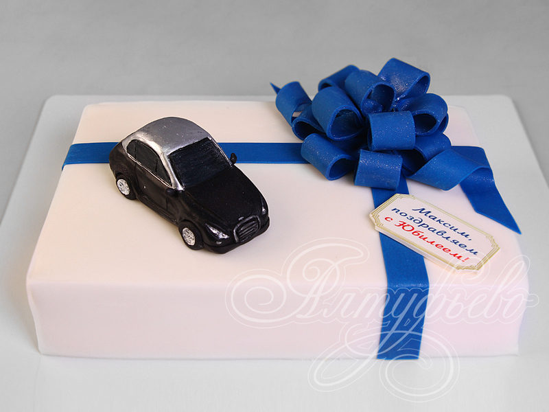 Торт с машиной в подарок на юбилей 28084720