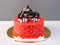 Красный торт мотоциклисту