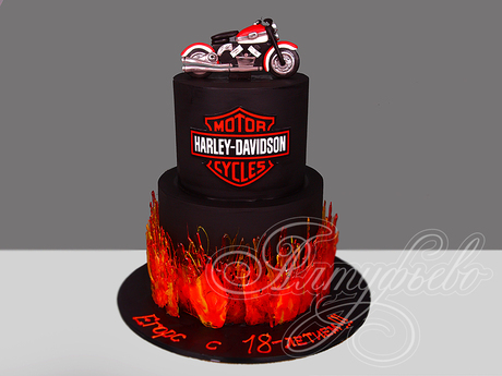 Торт "Harley-Davidson"