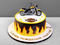Торт с мотоциклом на 2 года