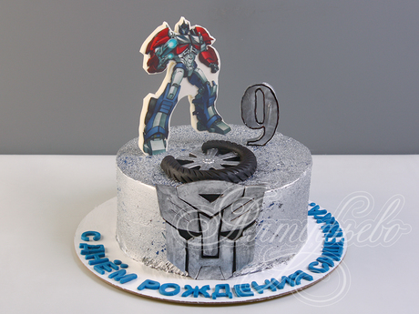 Торт Трансформеры на 9 лет