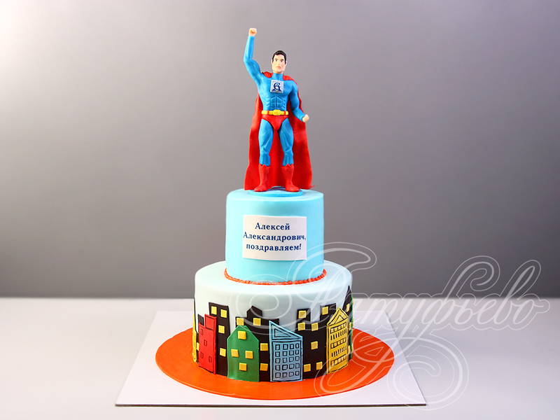Торт с Суперменом для начальника