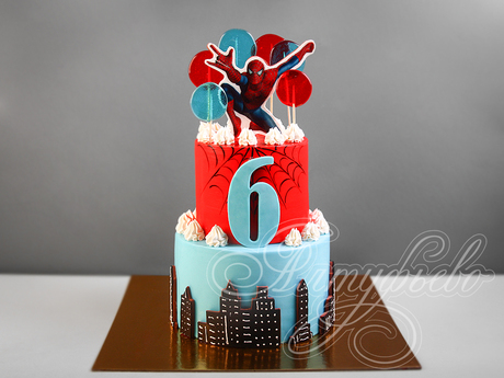 Торт Spider Man для мальчика