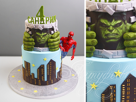 Торт «Супергерои Marvel»