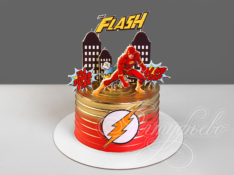 Торт Flash Comics