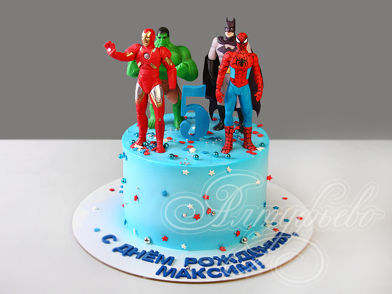 Торт Супергерои