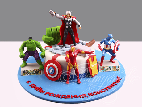 Торт Герои Marvel