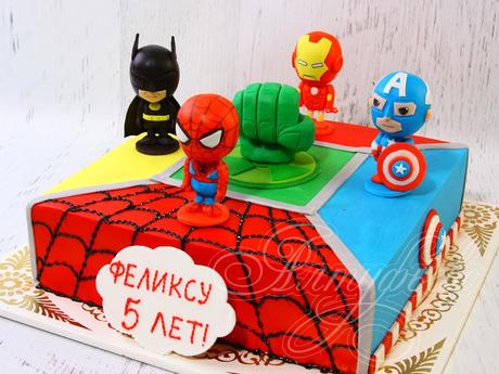 Торт Супергерои