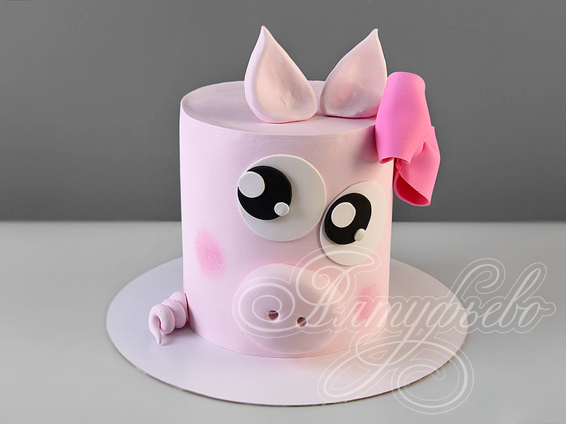 Детский торт Розовая свинка