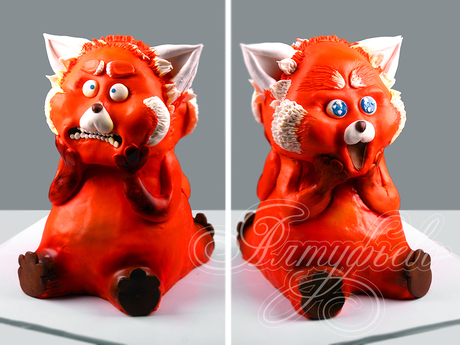 3D торты "Две лисички"