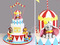 Торт Цирк на 5 лет