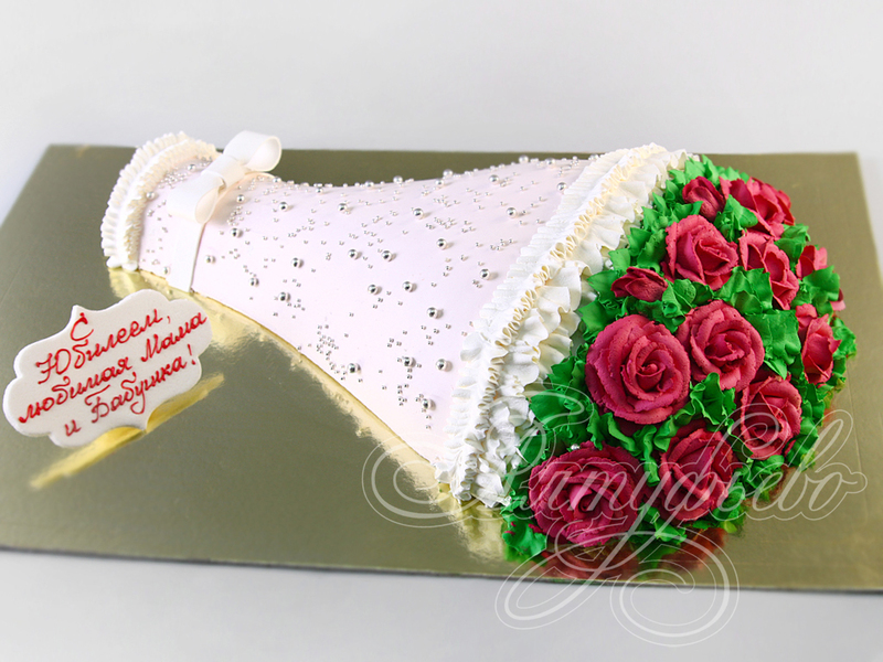 Торт Цветы и букеты 02024019