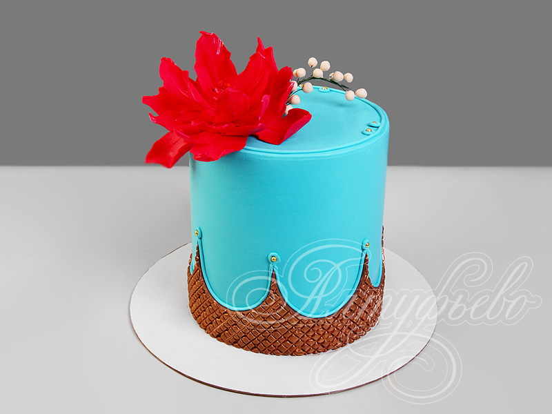 Голубой торт с Азалией 02061920