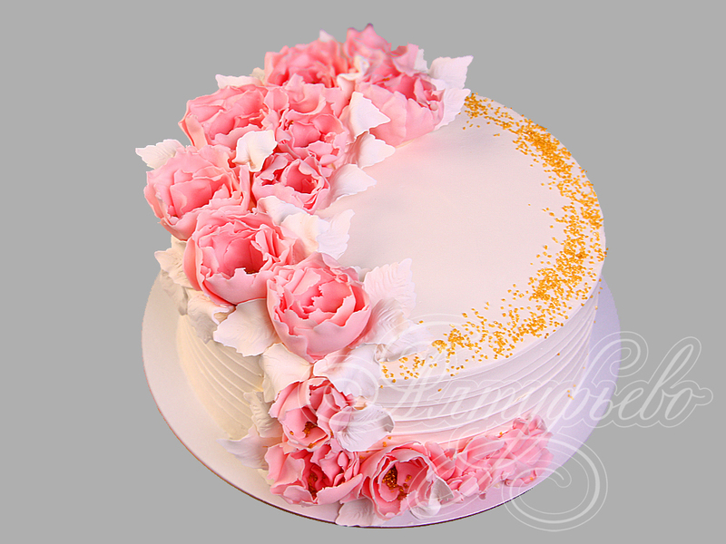 Свадебный торт со сливками 06081820