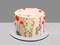 Торт с весенними цветами на 8 Марта