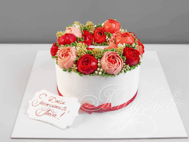 Торт Цветы и букеты 30042719
