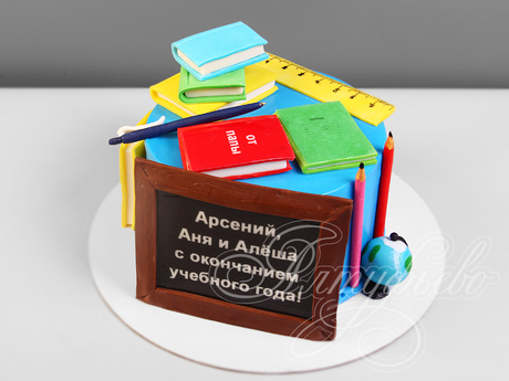 Торт на выпускной сыну и дочке