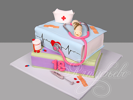 Торт Медицина на 18 лет