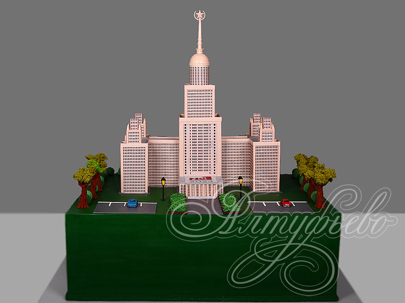 Эксклюзивный торт Здание МГУ