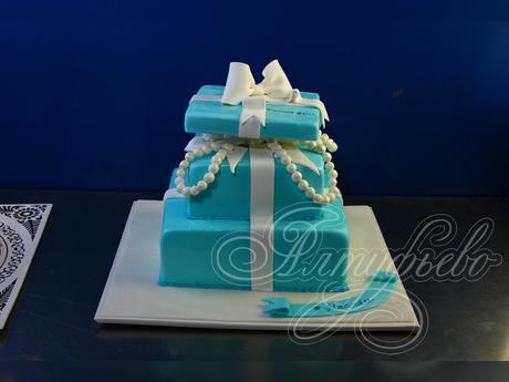 Торт Подарочная коробка Tiffany