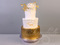 Торт свадебный с золотым декором
