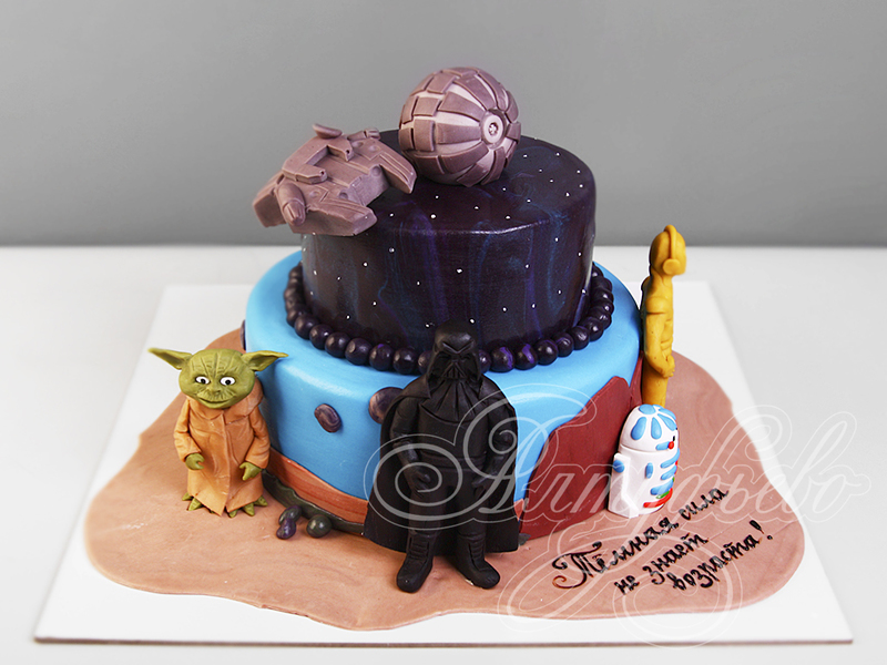 Торт с персонажами Star Wars