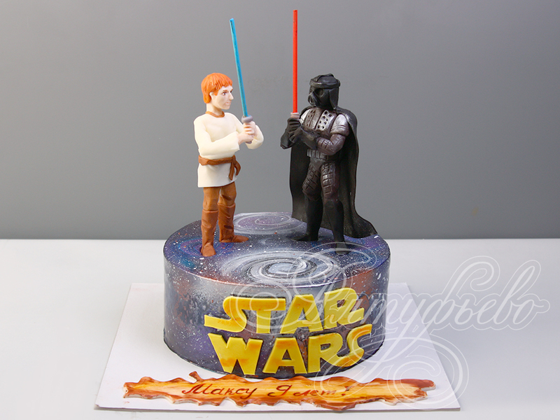 Торт Звездные войны на 9 лет