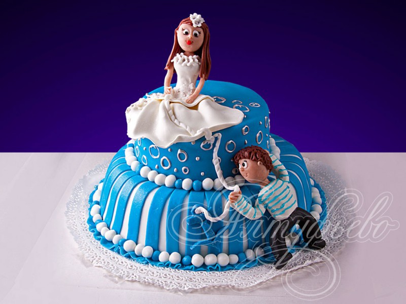 Торт «Морская свадьба»
