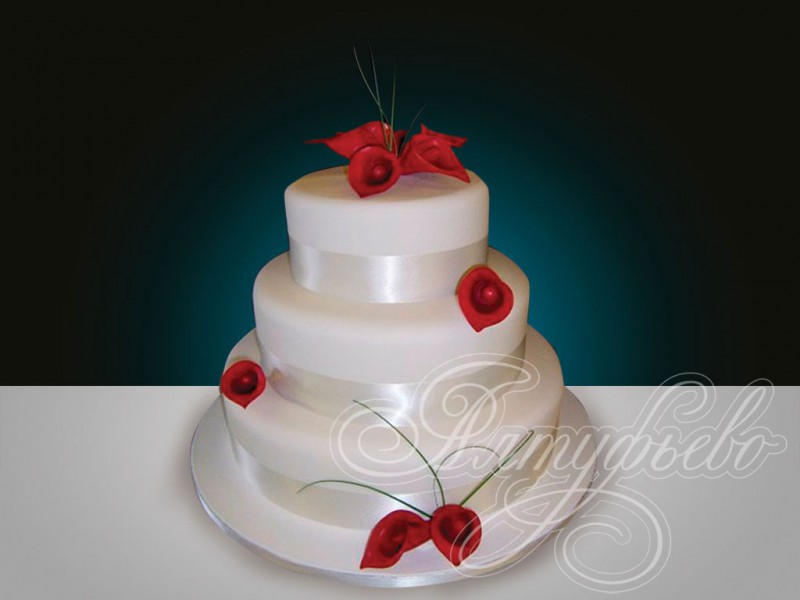 Свадебный торт «Нежность и страсть»