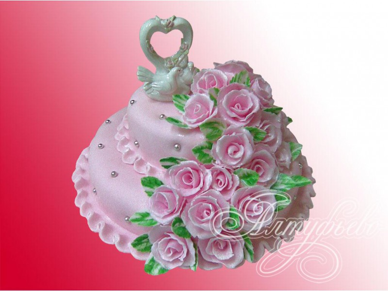 Торт«Розовоечудо»